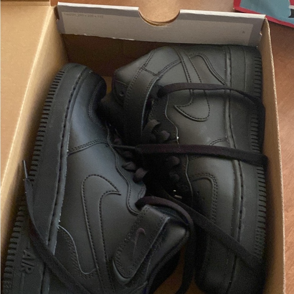 Nike Air Force 1 High Top Sneakers - Black
